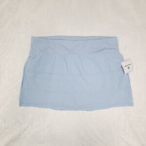 NWT Eb & Flow Light Blue Athletic Skort XL Golf Tennis Pickleball Activewear